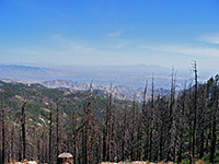 View south from the summit