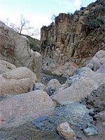 Above the falls
