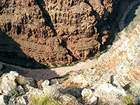 Canyon floor