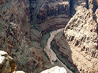 Bend in the canyon