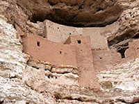 Close up of the ruins