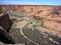 Canyon below White House Ruins