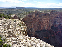 Cedar Mountain and the Palisades of the Desert