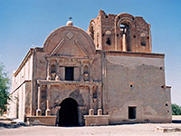 Front view of the church