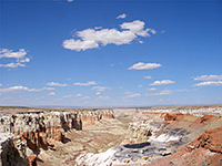 Wide view of the canyon