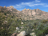 Lower end of Stronghold Canyon