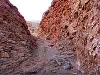 Jagged rock walls