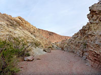 Rock-lined channel