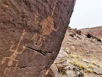 Two petroglyphs