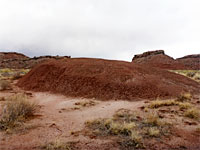 Maroon mound
