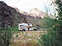Campsite next to the Colorado