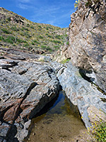 Pool and rocks