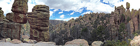 Pinnacles along the Echo Canyon Trail