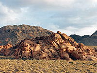 Eroded sandstone