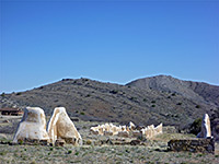 Adobe wall remnants