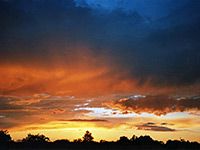 Sunset over the Grand Canyon