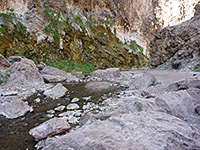 Pools and boulders