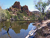 Rocks above Halfmoon Tank