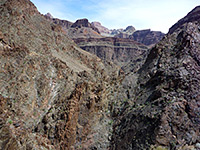 Cliffs towards the Colorado