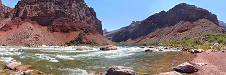 Panorama of Hance Rapids