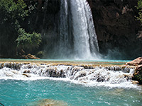 Pool beneath Havasu Falls