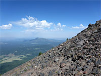 Boulder-covered slope