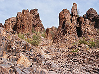 Rocky slopes