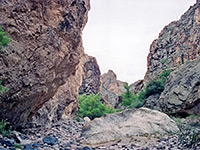 La Barge Canyon and the Boulder Canyon Trail