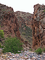 La Barge Canyon and the Boulder Canyon Trail