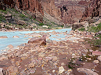 Mud and stones