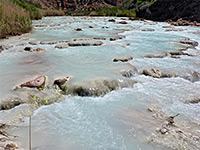 Travertine formations