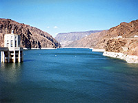 View from the top of the dam