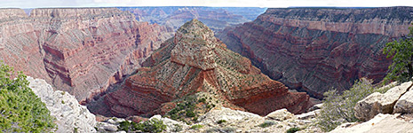 Topaz Canyon, Vesta Temple and Boucher Creek