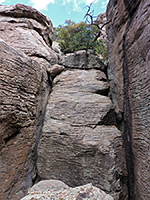 Vertical rock faces