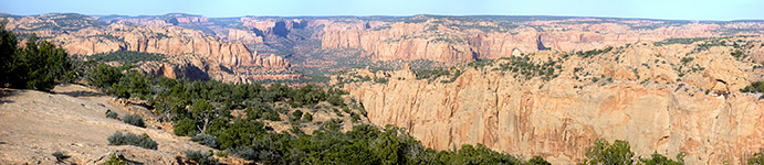 Tsegi Overlook - Tsegi Canyon and Dowozhiebito Canyon