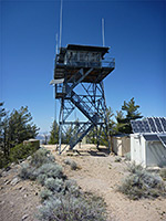 The fire lookout tower