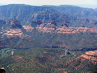 Munds Mountain and Oak Creek Canyon