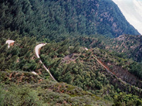 US 89A descending Oak Creek Canyon