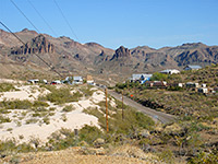 Route 66 north of Oatman