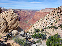 Cliffs around the Paria River