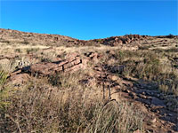 Path near the summit