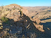 South edge of the plateau