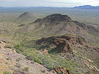 The summit - view north