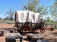 Wagon and table