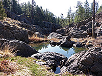 Basalt boulders