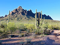 The peak, from the north