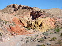 Lower end of the canyon