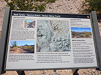 Trailhead notice for Baker Mine