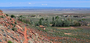 View along the Ridge Trail