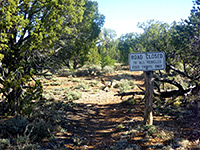 Closed jeep trail